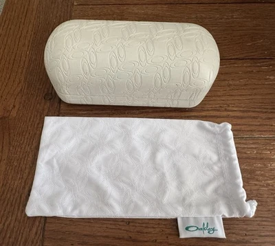 Gafas de sol Oakley Anteojos Blanco Almeja Carcasa Logo Estuche Rígido/Manga de Tela/Bolsa Foto 1 de 4