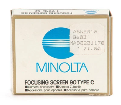 Фокусировочный экран Minolta 90 тип C для Maxxum 9000 7000 НОВЫЙ ИЗ СТАРЫХ ЗАПАСОВ продавец из США - Изображение 1 из 2