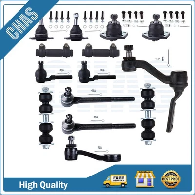 14X Front Tie Rod End Sleeves Ball Joints For 1998-2001 GMC Jimmy Chevrolet S10 - Imagem 1 de 4