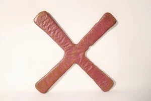Kupfer Kreuz Handa UMHK Union Miniere Katanga HI08 0,993kg Copper cross Congo - Picture 1 of 9
