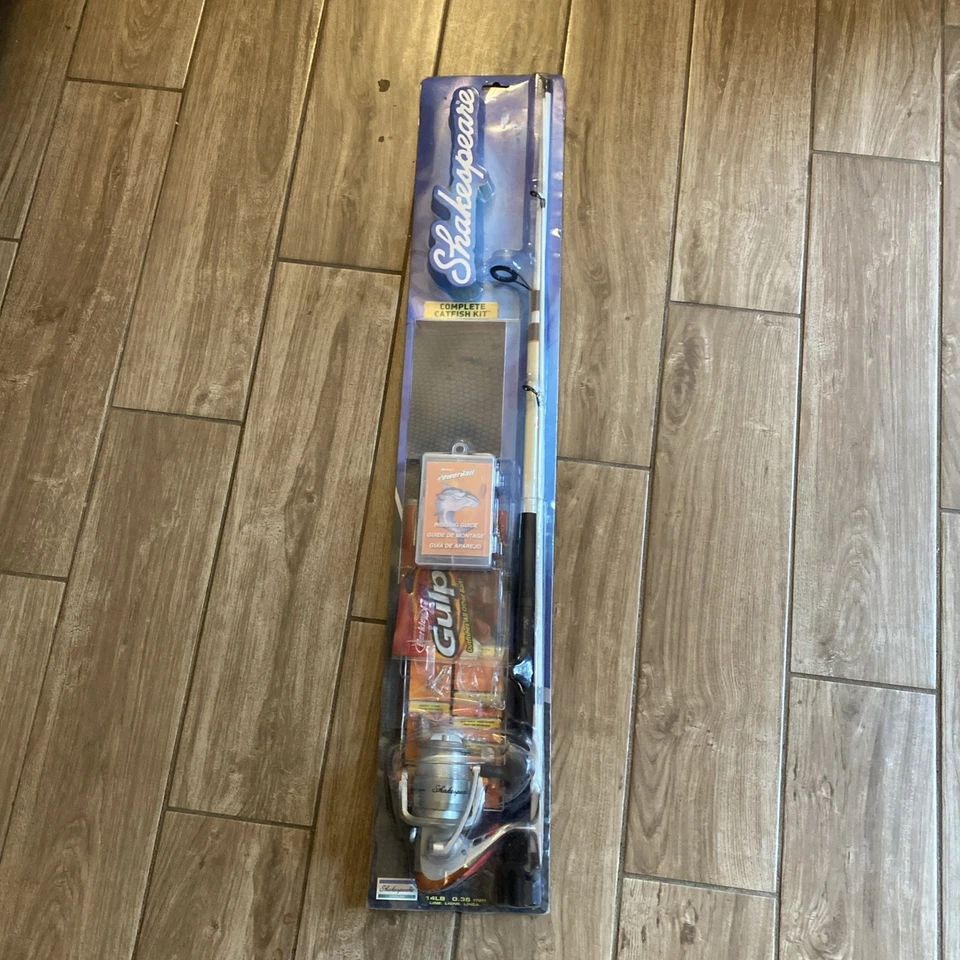 Shakespeare Catch More Fish Catfish Spinning Fishing Combo & Tackle - Image 1 of 4