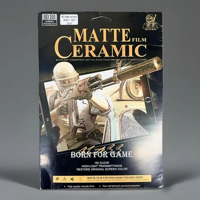 Protector de Pantalla 3PK Cerámica Mate 9D para iPad 7 (2021) 10.2” – Alta Calidad Foto 1 de 4