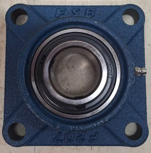 1-3/8" I.D. - Cojinete de brida de 4 pernos, UCF207-22, 8 piezas Rodamiento de brida cuadrada - Imagen 1 de 12