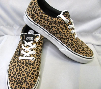 Zapatillas con cordones Vans estampado de leopardo para mujer 508731 talla 7,5 EE. UU. Foto 1 de 4