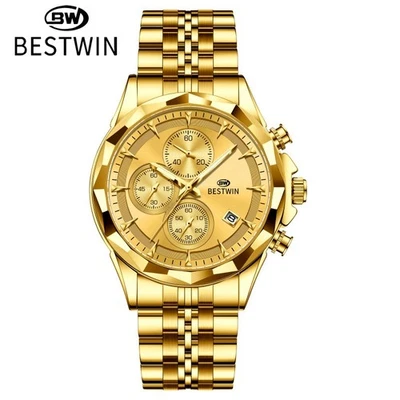 Reloj Hombre Relojes De Hombre Acero Inoxidable Cuarzo Multifuncional Clásico Regalo Foto 1 de 3