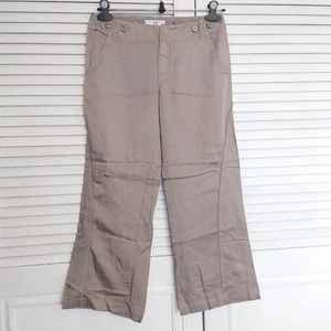 Armani Exchange Women’s Pants Size 10 Beige Cotton Viscose Made in Hong Kong - Bild 1 von 8