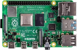 Raspberry Pi 4 Model B 4GB, Quad Core, WiFi, Bluetooth, USB 3.0, 4K Video SEALED - Zdjęcie 1 z 7