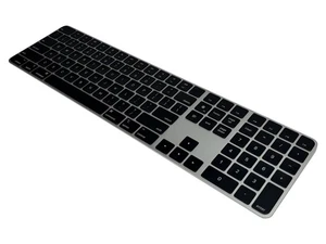 🍎 Apple Magic Keyboard A2520 Touch ID Numeric Keypad Bluetooth Space Gray Black - Picture 1 of 10