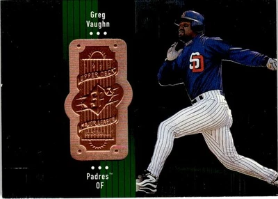 Upper Deck SPx Finite 1998 #314 Greg Vaughn/9000 Padres Foto 1 de 2