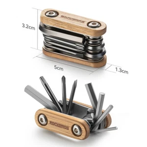 ROCKBROS 8 in 1 Bicycle Repair Wrench Set Portable Bike Screwdriver Repair Tool - Picture 1 of 18