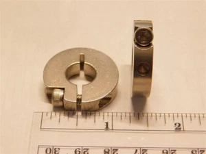 2 Allied Devices DL454 303 Stainless Steel Split Clamps 0.437" x 1-1/8" x 0.25" - Picture 1 of 1
