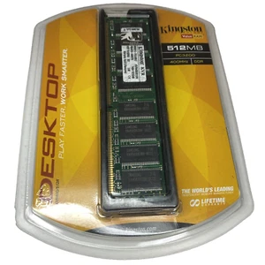 Kingston Technol 512 MB RAM PC3200 Memory Chip 400mhz DDR KVR400/512R NEW Sealed - Picture 1 of 7