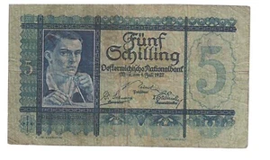 5 Schilling 1.7.1927 Austria ANK.No.218 Eiamaya 251524 - Picture 1 of 7