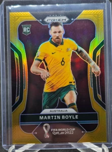 2022 Panini Prizm World Cup True GOLD Prizm Martin Boyle Australia Colour Match - Picture 1 of 2
