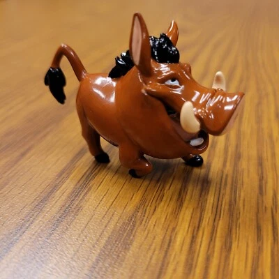 Figura de acción Disney Pumba 1,5" PVC plástico juguete Rey León Foto 1 de 4