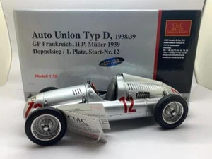 CMC AUTO UNION TYP D 1938/39 GP FRANCE MULLER M-089 1/18 - Picture 1 of 7