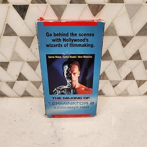 The Making Of Terminator 2 Judgment Day VHS Kenner Cult Sci Fi Movie HTF - Picture 1 of 3