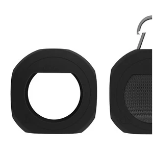 Geekria Silikon Schutzhülle für JBL CLIP 3 Tragbarer Bluetooth Lautsprecher (Schwarz) - Bild 1 von 6