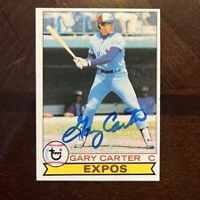 GARY CARTER 1979 TOPPS AUTOGRAPHED SIGNED AUTO BASEBALL CARD