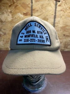 Vintage Classic Wool K-Products Snapback Beige Tan Wool Hat USA W/ Patch [READ] - Picture 1 of 11