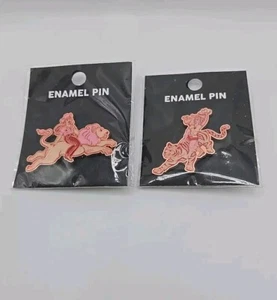 Bioworld Cowgirl Tiger Lion Enamel Pin 2pc Bundle - Picture 1 of 2