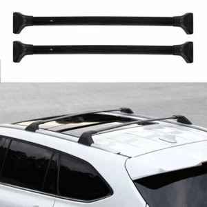 Portaequipajes portaequipajes de techo de aluminio negro 2020-2023 para Toyota Highlander - Imagen 1 de 11