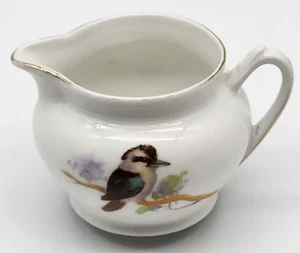 Cream Jug Kookaburra On Branch Motif Keh Scherzer Germany Bavaria Vintage 1930s - Picture 1 of 5