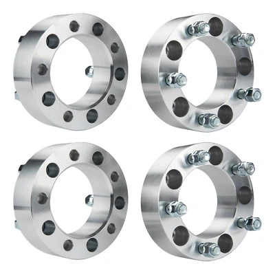 4Pcs 2" 5x5.5 5x139.7 Wheel Spacers 9/16"x18 For 2004-2009 Dodge Durango - Image 1 of 4