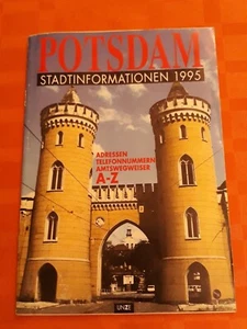 Stadtinformationen Landeshauptstadt von Brandenburg Stadt Potsdam 1995 /wie neu - Bild 1 von 4