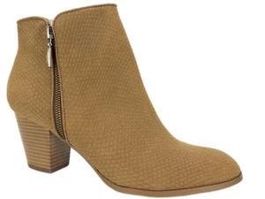 Style&co. Women's Jamila Zip Booties Saddle Size 11 M - Bild 1 von 5