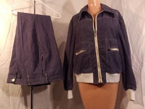 "Chic" Brand - Denim Two Piece -TRUE VINTAGE - Jeans & Jacket - EUC - Picture 1 of 9