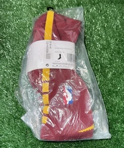 Nike NBA Team Issued Knee High Elite Basketball Socks Large Red Yellow PSK658 - Picture 1 of 3