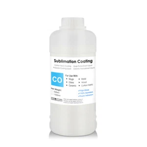 High Quality 1000ML Sublimation Coating For Cotton Fabric Mugs Glass Metal Wood - Picture 1 of 1