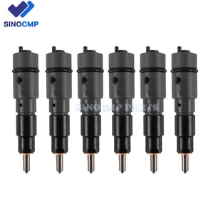 6Pcs Diesel Fuel Injector 0432191347 A0050174621 for Mercedes-Benz OM457 OM502 - Picture 1 of 6