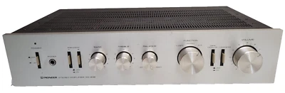 Pioneer SA-408 Stereo Amplifier Silver - Image 1 of 4