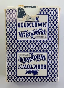 Boomtown Casino Wild West Enterprises Reno Verdi NV Playing Card Deck Blue Bee - Picture 1 of 4