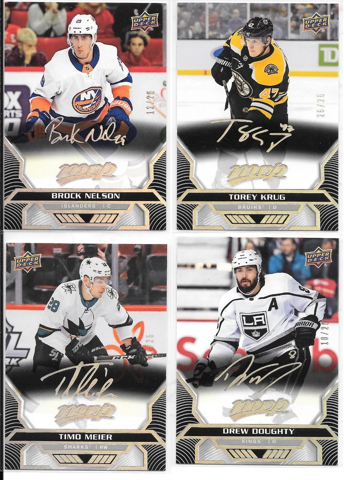 U PICK EM LOT 2020-21 20-21 Upper Deck UD MVP Super Script Parallel card set /25 - Image 1 of 1