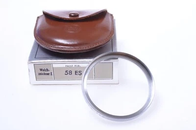 ✅ B & W SCHNEIDER SOFT FOCUS 58MM FILTER LENS OR CAMERA SCREW W/ BOX & CASE 98-2 - Image 1 of 2