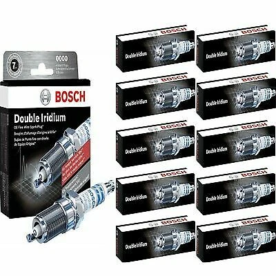 10 Double Iridium Spark Plug Bosch For 2009-2019 FORD E-350 SUPER DUTY V10-6.8L - Изображение 1 из 4