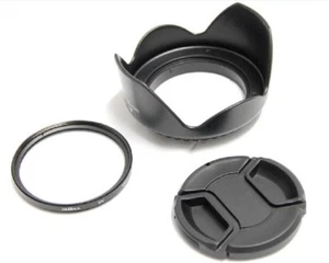 55mm Lens Hood Cap UV Filter For Leica V-LUX 1 LUX1 - Picture 1 of 4
