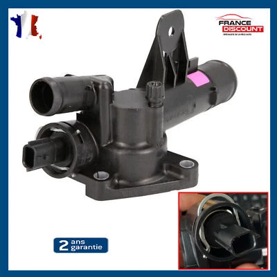 BOITIER DE THERMOSTAT pour DACIA SANDERO II 1.5 dCi - 110605536R 8200400553 - Photo 1/4