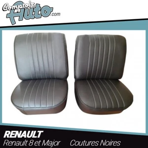Vordersitzbezüge Aus Kunstleder Für Renault 8 Und Major - Bild 1 von 2