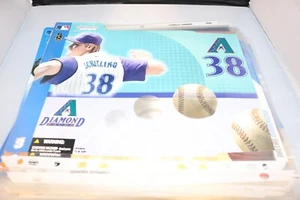 McFarlane Backing Poster Curt Schilling Arizona Diamondbacks - Picture 1 of 1