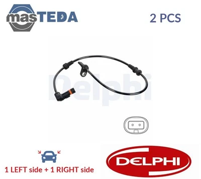 SS20775 ABS WHEEL SPEED SENSOR PAIR FRONT DELPHI 2PCS NEW OE REPLACEMENT - Image 1 of 4