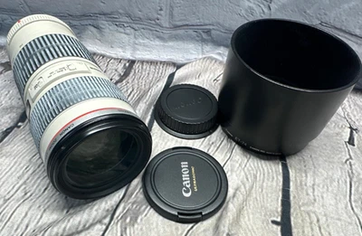 Lente Canon 2578A002 EF 70-200mm f/4 L USM ZOOM TELEFOTO ultrassônico ET-74 capô l - Imagem 1 de 4