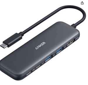Anker USB-C Hub 5-in-1 4K HDMI USB-A 5Gbps Data Ports for MacBook - Picture 1 of 1