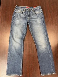 Guess Jeans Men 32x32 Desmond Relaxed Tapered Nilam Washed ($89) - Picture 1 of 4