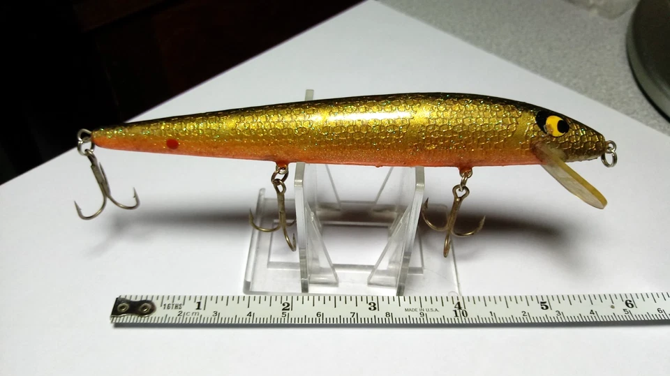 SMITHWICK «ПОДВЕШИВАНИЕ ROGUE, 5/8 УНЦИЙ, 5 1/2», ЗОЛОТО, ОРАНЖЕВЫЙ ЖИВОТ, БЛЕСК ВО ВСЕМ - Изображение 1 из 4