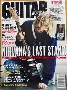 Guitar World Magazine October 2003 Nirvana Kurt Cobain Evanescence Rancid Kiss - Imagen 1 de 2
