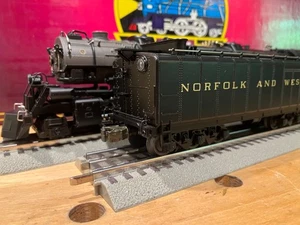 MTH Premier O 20-3036-1 PS-1 N&W Class A #1218 W. BCR & 20-3127 N&W Water Tender - Picture 1 of 24